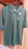NFL Green Bay Packers Logo Green Reebok Play Dry Polo Sideline Golf Shirt (Sm) - Hockey Cards Plus LLC
