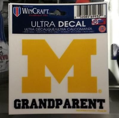 NCAA Michigan Wolverines - Grandparent - Multi-Use Decal 3" x 4"