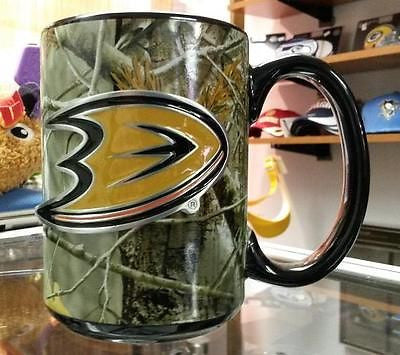 NHL Anaheim Ducks 15oz RealTree Camouflage Coffee Mug with  Logo