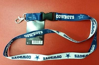 NFL Dallas Cowboys Lanyard with Detachable Buckle ( 3/4" W  X  22" L )