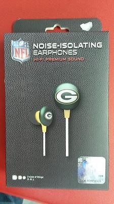 NFL Licensed Green Bay Packers Team Earbuds