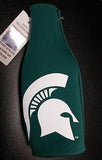 NCAA Michigan State Spartans Neoprene Bottle Suit Holder with Zipper - Hockey Cards Plus LLC