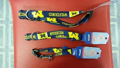NCAA Licensed Michigan Wolverines Dog Collar