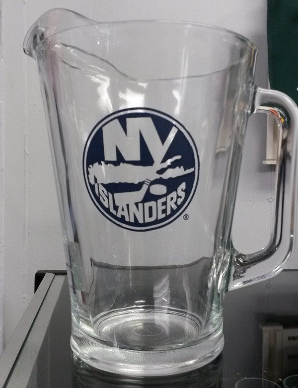 NHL New York Islanders 60oz Glass Pitcher