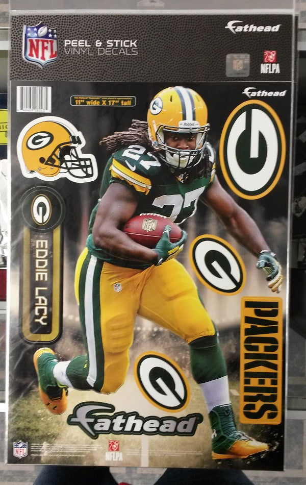 NFL Green Bay Packers Eddie Lacy 11" X 17" Fathead Wall Graphic