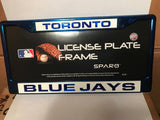 MLB Toronto Blue Jays Blue Laser Cut Chrome License Plate Frame