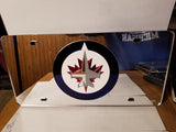 NHL Winnipeg Jets Laser License Plate Tag - Silver