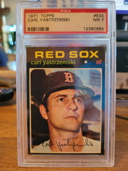 1971 Topps #530 Carl Yastrzemski PSA 7