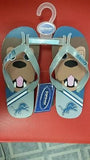 NFL Detroit Lions Licensed Youth Mascot Flip Flop - Hockey Cards Plus LLC
 - 1