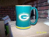 NFL Green Bay Packers 14oz Sculpted Ceramic Relief Mug - Hockey Cards Plus LLC
