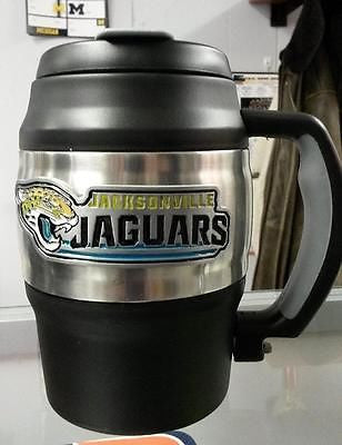 NFL Jacksonville Jaguars Heavy Duty Insulated Mug /Travel Mug /Mini Keg