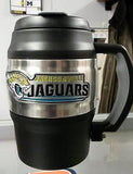 NFL Jacksonville Jaguars Heavy Duty Insulated Coffee Mug Travel Mug Mini Keg - Hockey Cards Plus LLC
