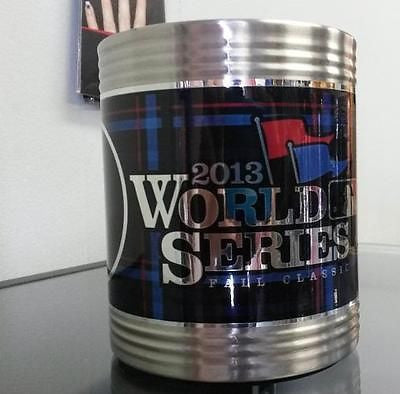 MLB Boston Red Sox World Series 2013 Can Holder with Hi-Def Metallic Graphics