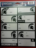 NCAA Michigan State Spartans Gift Tags - Hockey Cards Plus LLC
