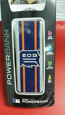 MLB Detroit Tigers PowerBank Charger for Cell Phone and other Devices