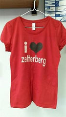 NHL Detroit Red Wings "I Heart Zetterberg"  Youth Girl's Tee - Hockey Cards Plus LLC
 - 1