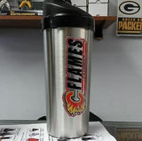 NHL Calgary Flames Protein Shaker / Mixed Drink Shaker - Hockey Cards Plus LLC
