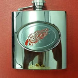 NHL Detroit Red Wings 6oz  Hip Flask - Hockey Cards Plus LLC
