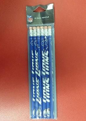NFL Detroit Lions 6 Pack Pencil Set - Hockey Cards Plus LLC
