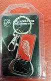NHL Detroit Red Wings Bottle Opener Key Ring - Hockey Cards Plus LLC

