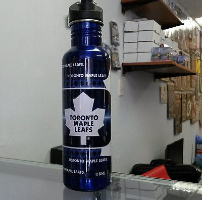 NHL Toronto Maple Leafs 26 oz. Stainless Steel Water Bottle - Hockey Cards Plus LLC
 - 1