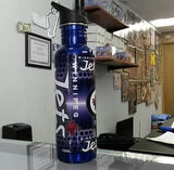 NHL Winnipeg Jets 26 oz. Blue Stainless Steel Water Bottle with 360 Wrap - Hockey Cards Plus LLC
