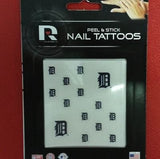 MLB Detroit Tigers Face & Fingernail Tattoos - Hockey Cards Plus LLC
