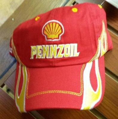 NASCAR Kurt Busch #22 Pennzoil Flames Pit Cap (One Size Fits All)