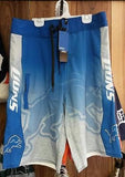 NFL Licensed Detroit Lions Gradient Board Shorts / Swimsuit - Hockey Cards Plus LLC
 - 1