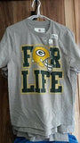 NFL Licensed Green Bay Packers  "For Life" Tee Shirt - Hockey Cards Plus LLC
 - 1