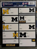 NCAA Michigan Wolverines Gift Tags - Hockey Cards Plus LLC
