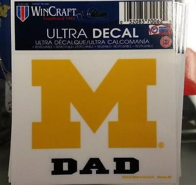 NCAA Michigan Wolverines - Dad - Multi-Use Decal 3" x 4"