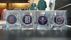 MLB Detroit Tigers 4pc Collector's Shot Glass Set - Hockey Cards Plus LLC
