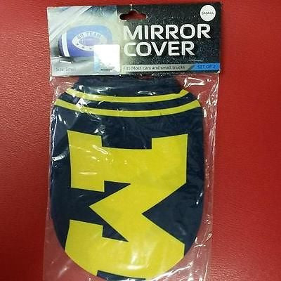 NCAA Michigan Wolverines Rearview Mirror Covers (2pk) Small