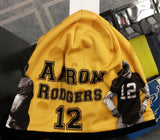 NFL Green Bay Packers Aaron Rodgers Heavyweight Beanie - Hockey Cards Plus LLC
 - 1