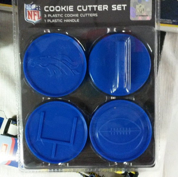 NFL Denver Broncos Cookie Cutter Set