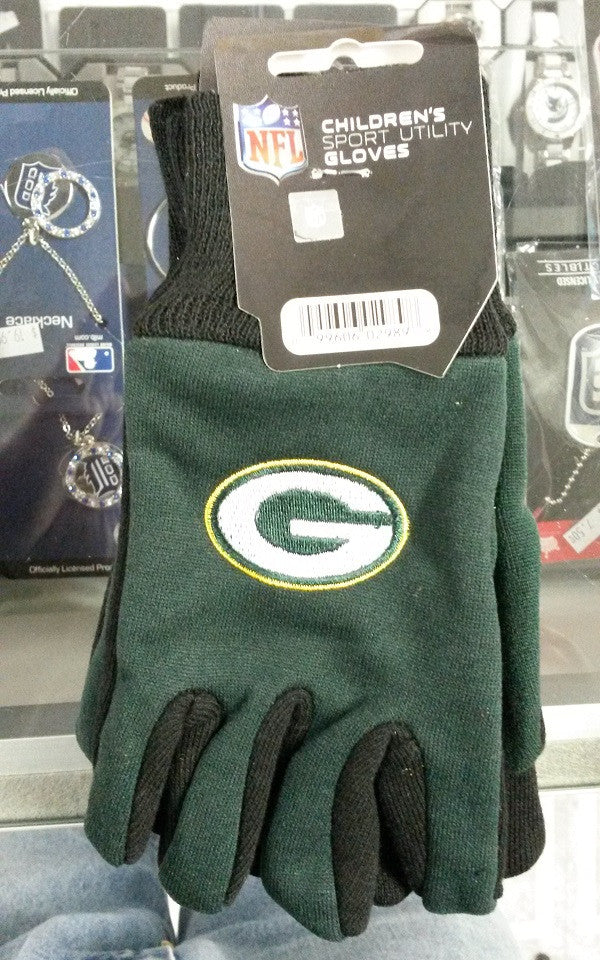 NFL Green Bay Packers Sport / Utility Children's Gloves - Hockey Cards Plus LLC
