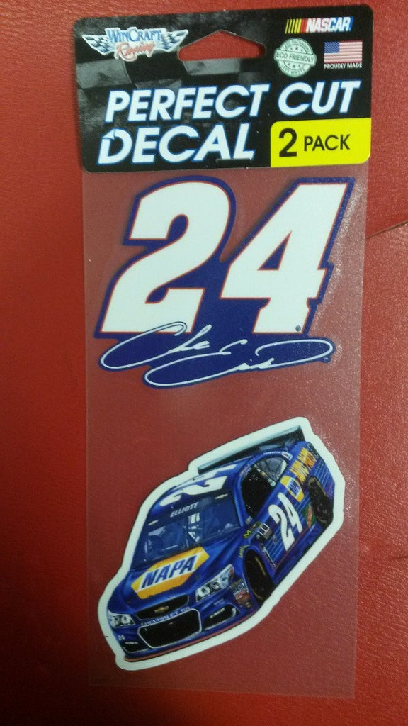 NASCAR Chase Elliott Perfect Cut Decal Set Of Two 4" x 4"