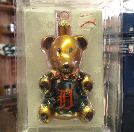 MLB Detroit Tigers Teddy Bear Ornament