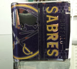 NHL Buffalo Sabres 6 oz Hip Flask with Hi-Def Metallic Wrap