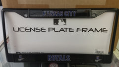 MLB Kansas City Royals Black Chrome License Plate Frame