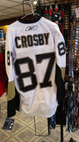NHL Sidney Crosby Pittsburgh Penguins White Road Jersey