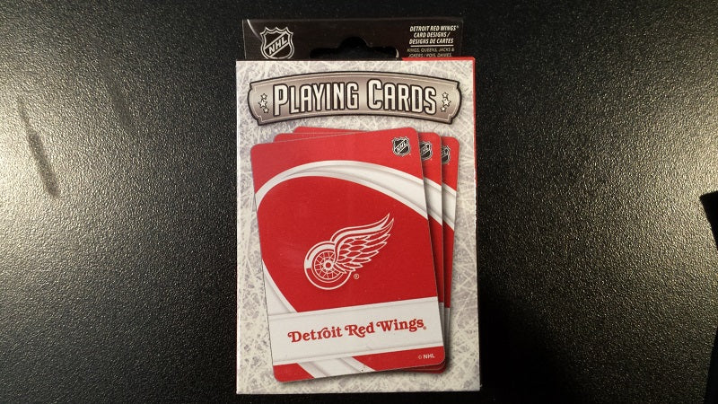NHL Detroit Red Wings Playing Cards