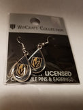 NHL Vegas Golden Knights Tear Drop Earrings