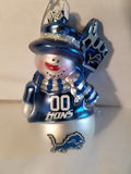 NFL Detroit Lions Snowman Ornament
