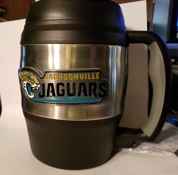 NFL Jacksonville Jaguars Heavy Duty Insulated Macho Mug  52 oz