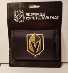 NHL Vegas Golden Knights Nylon Trifold Wallet
