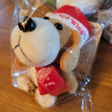 NHL Detroit Red Wings Plush Dog Ornament