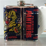 NHL Florida Panthers 6 oz Stainless Steel Hip Flask with 360 Wrap - Hockey Cards Plus LLC
 - 2
