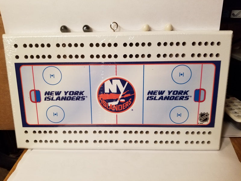 NHL New York Islanders Rink Style Cribbage Board